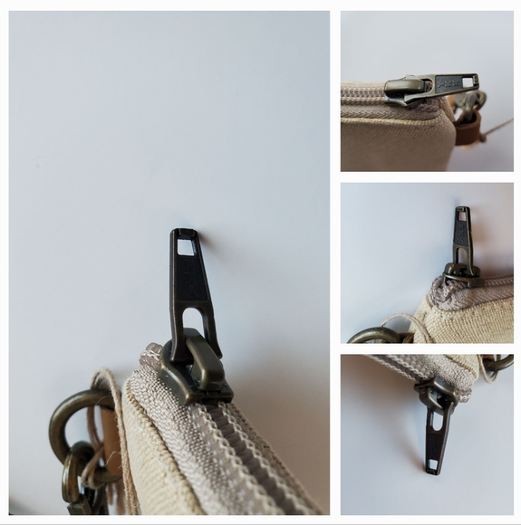 Cott n Curls Snowman Canvas Wristlet w/Leather Strap Pouch Handbag NWT *READ* - Picture 10 of 16